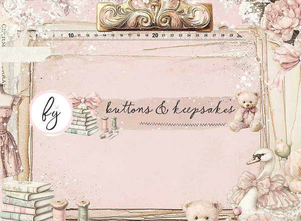 Prima Marketing Frank Garcia Buttons & Keepsakes