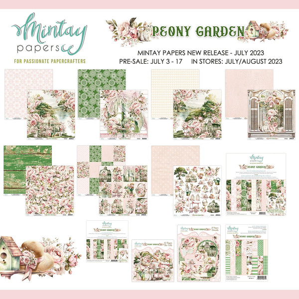 Mintay Papers Peony Garden