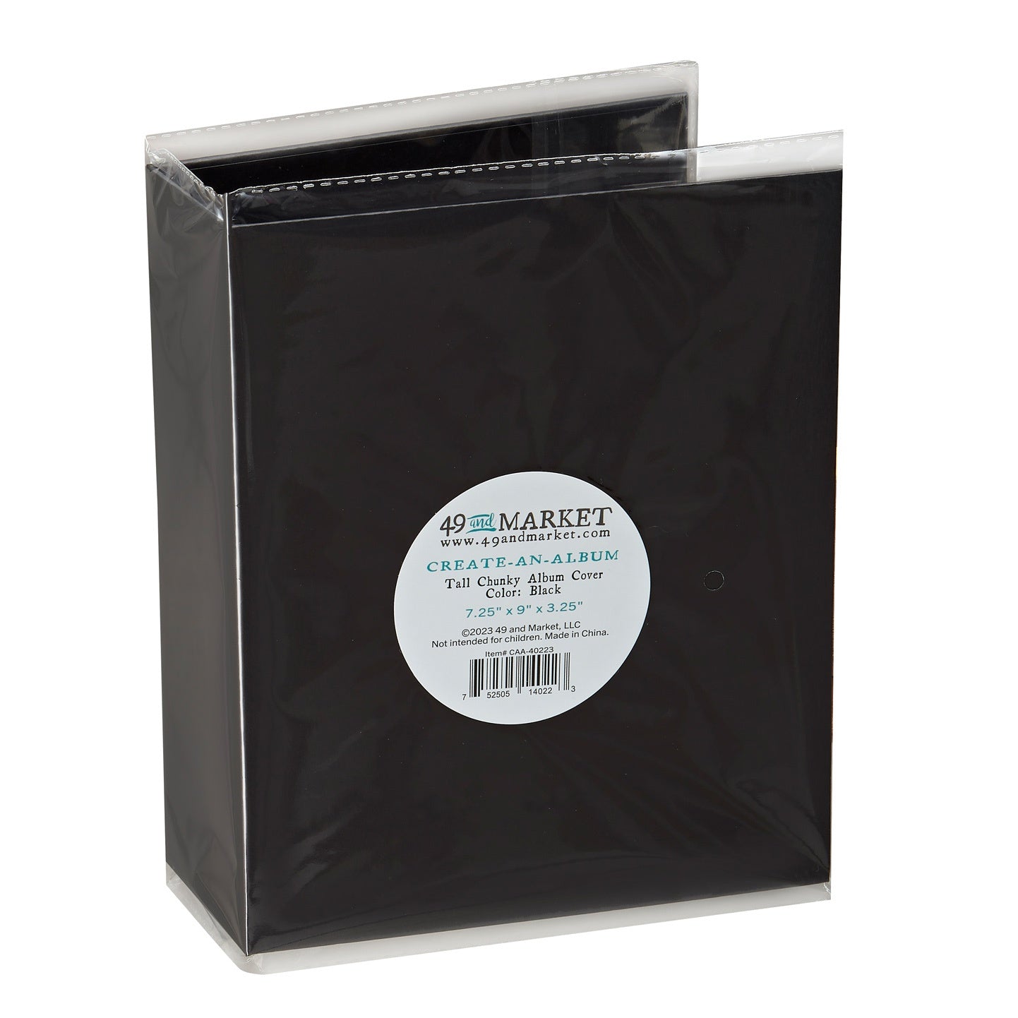 49 and Market Create-An-Album Tall Chunky Album Cover Black