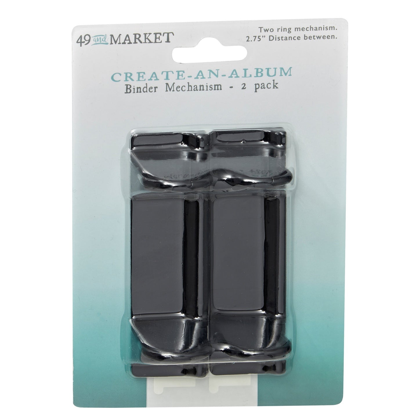 49 and Market Create-An-Album Binder Mechanism Black