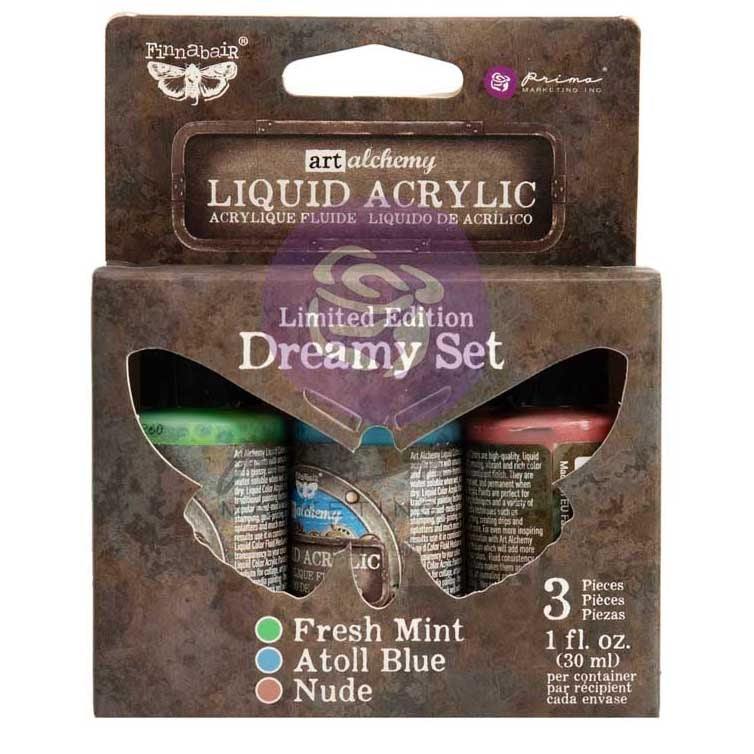 Art Alchemy Liquid Acrylics Finnabair - Dreamy Set