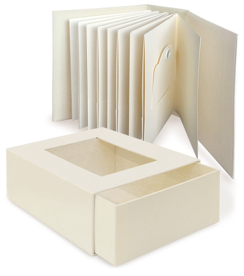 Graphic 45 ATC Album with Matchbook Box - Ivory