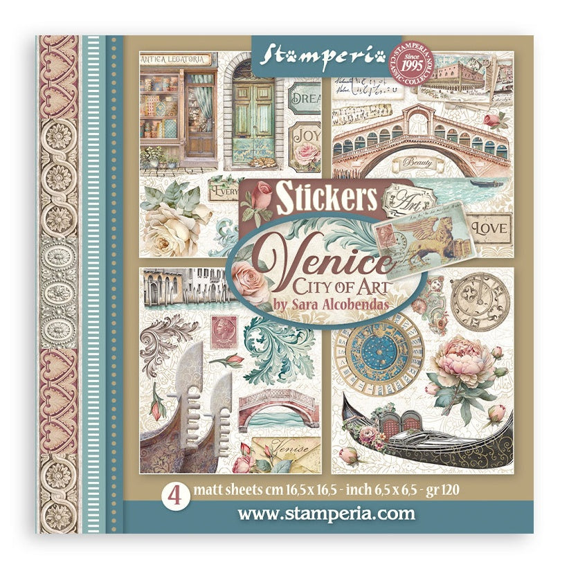 Stamperia Venice City of Art Stickers