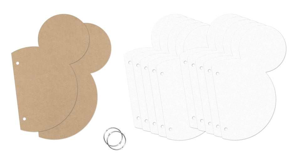 Simple Stories SN@P Mini Chipboard Album - Mouse Ear