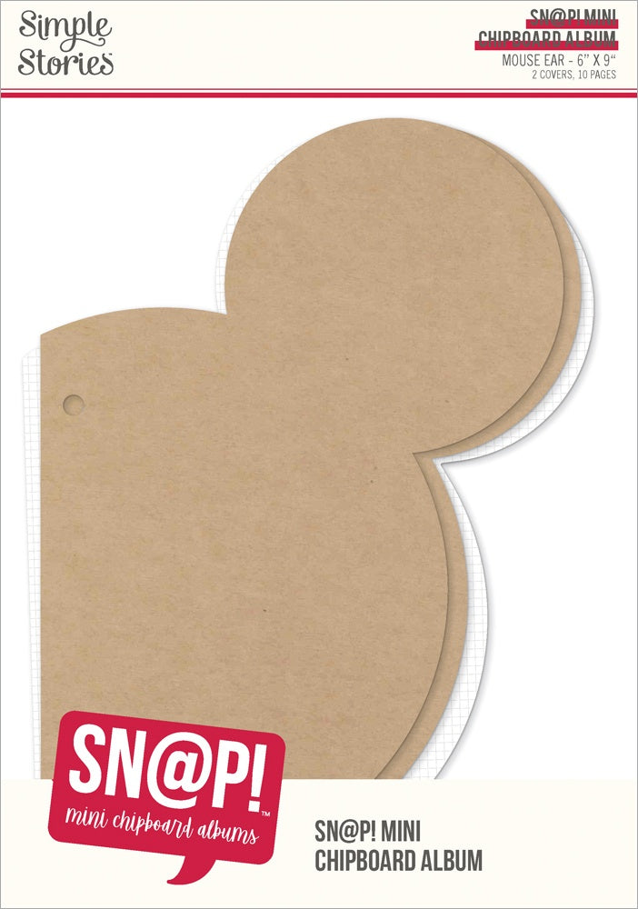 Simple Stories SN@P Mini Chipboard Album - Mouse Ear