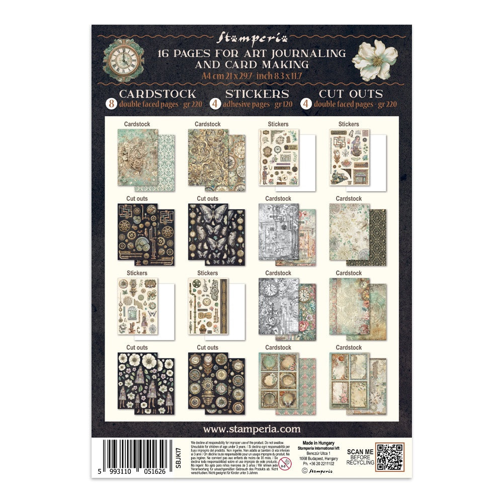 Stamperia Gardens of Time Junk Journal