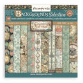 Stamperia Gardens of Time 8x8 Backgrounds Paper Pad