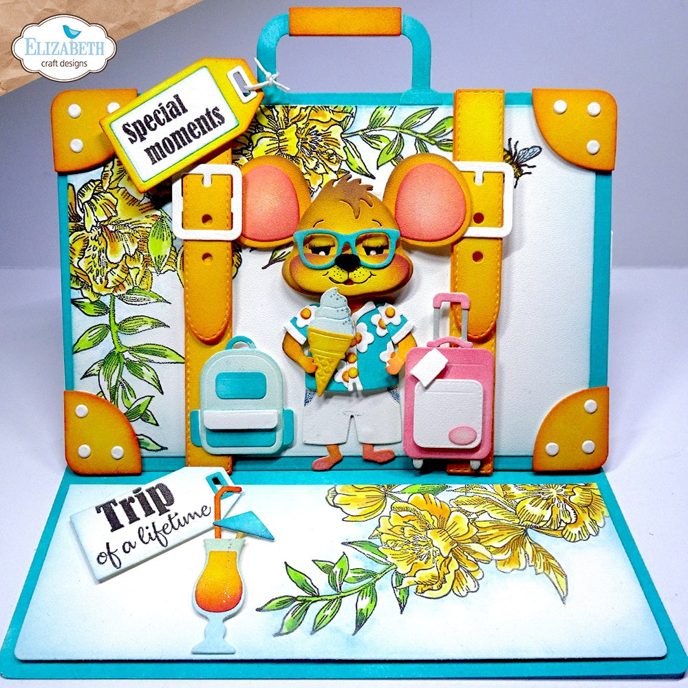 Elizabeth Craft Camera and Suitcase Build A Book