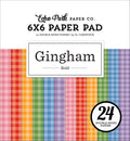 Echo Park 6x6 Paper Pad Bold Gingham