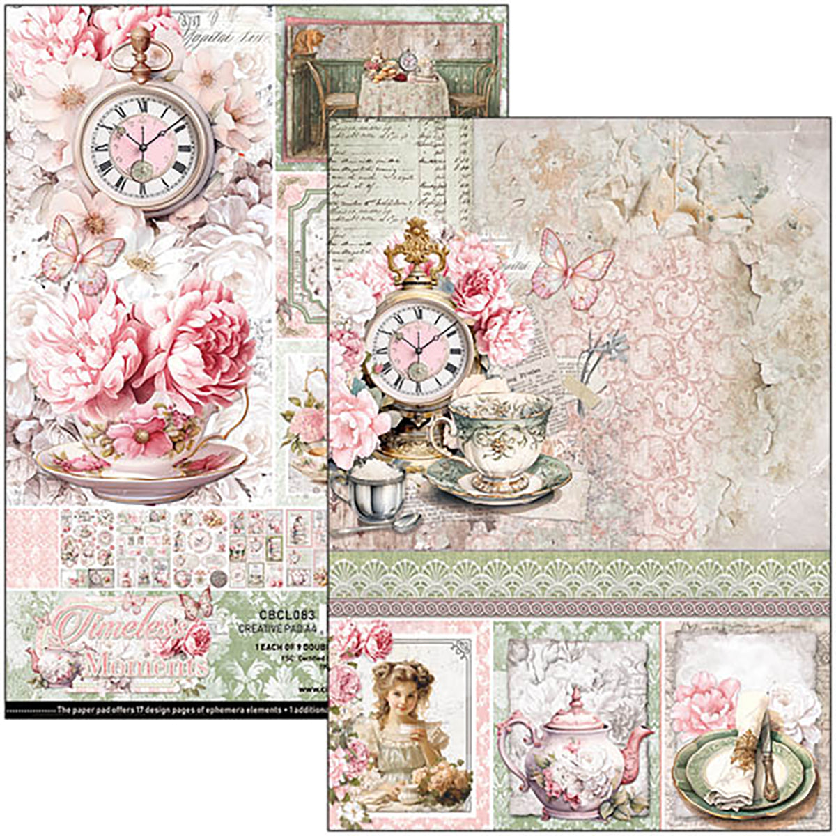 Ciao Bella Creative Pad A4 - Timeless Moments