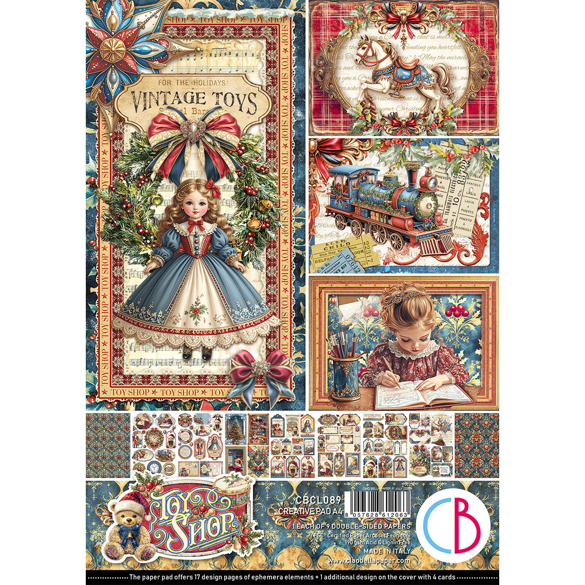 Ciao Bella Toy Shop Creative Pad A4