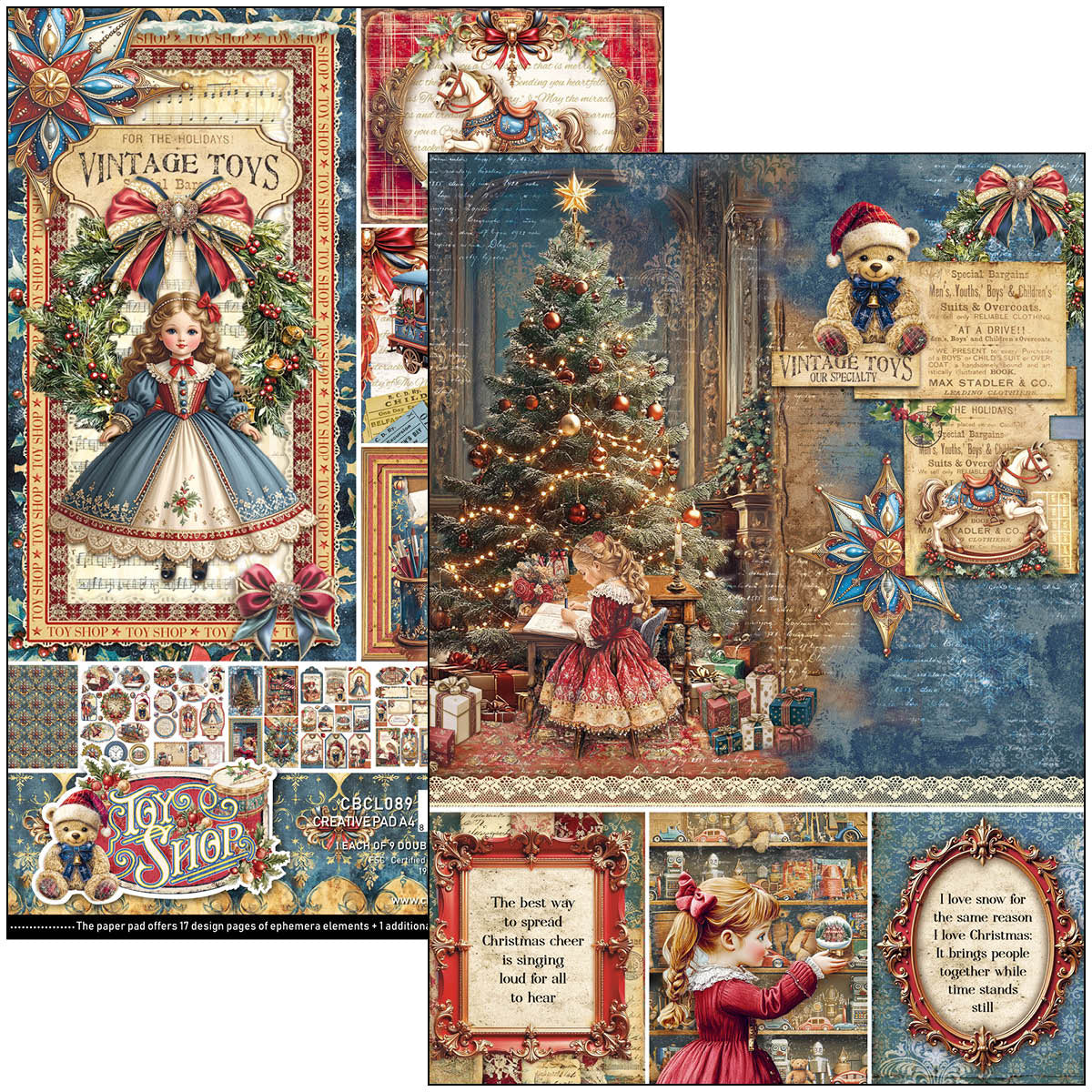 Ciao Bella Toy Shop Creative Pad A4