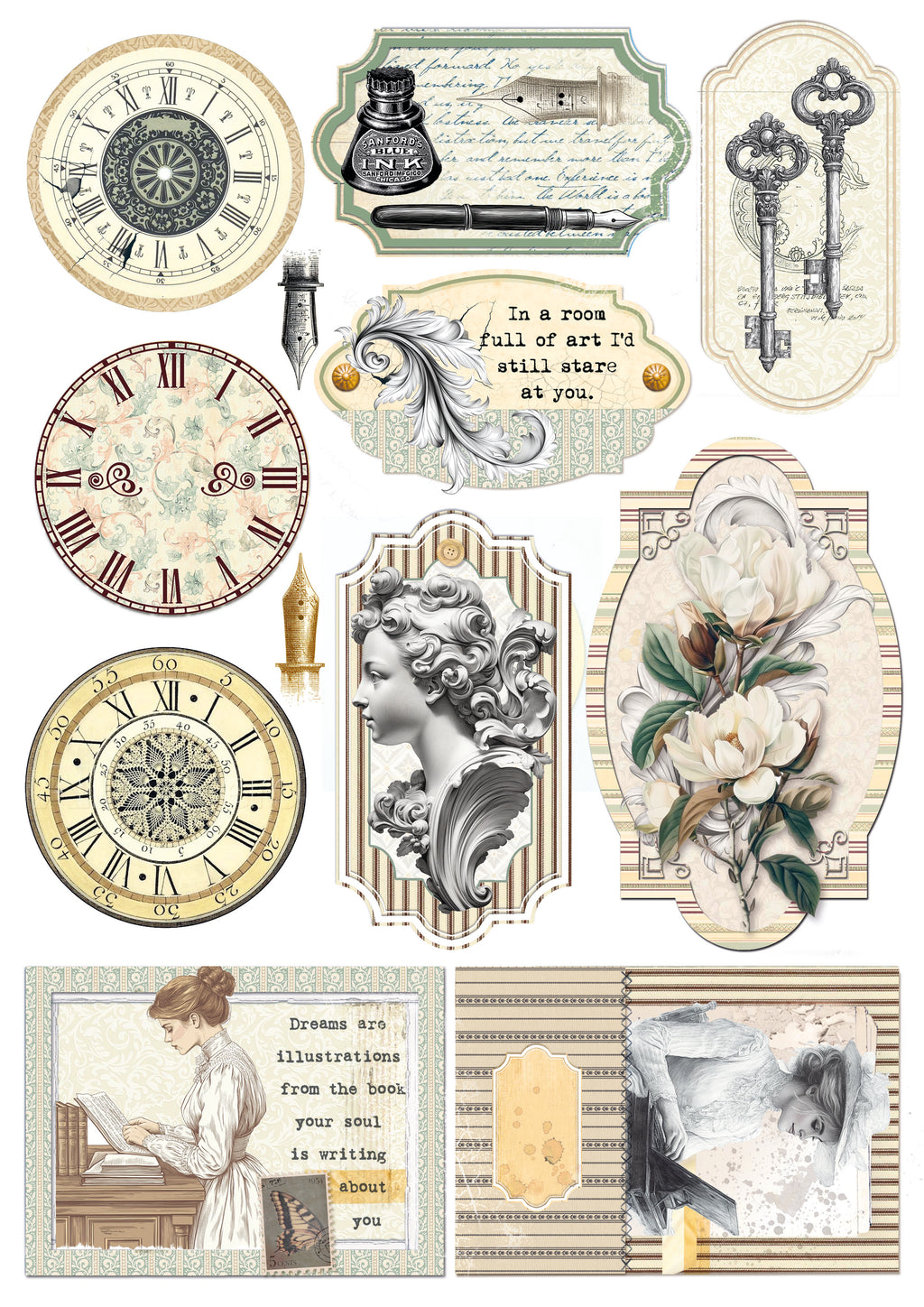 Ciao Bella Creative Pad A4 - Typographic