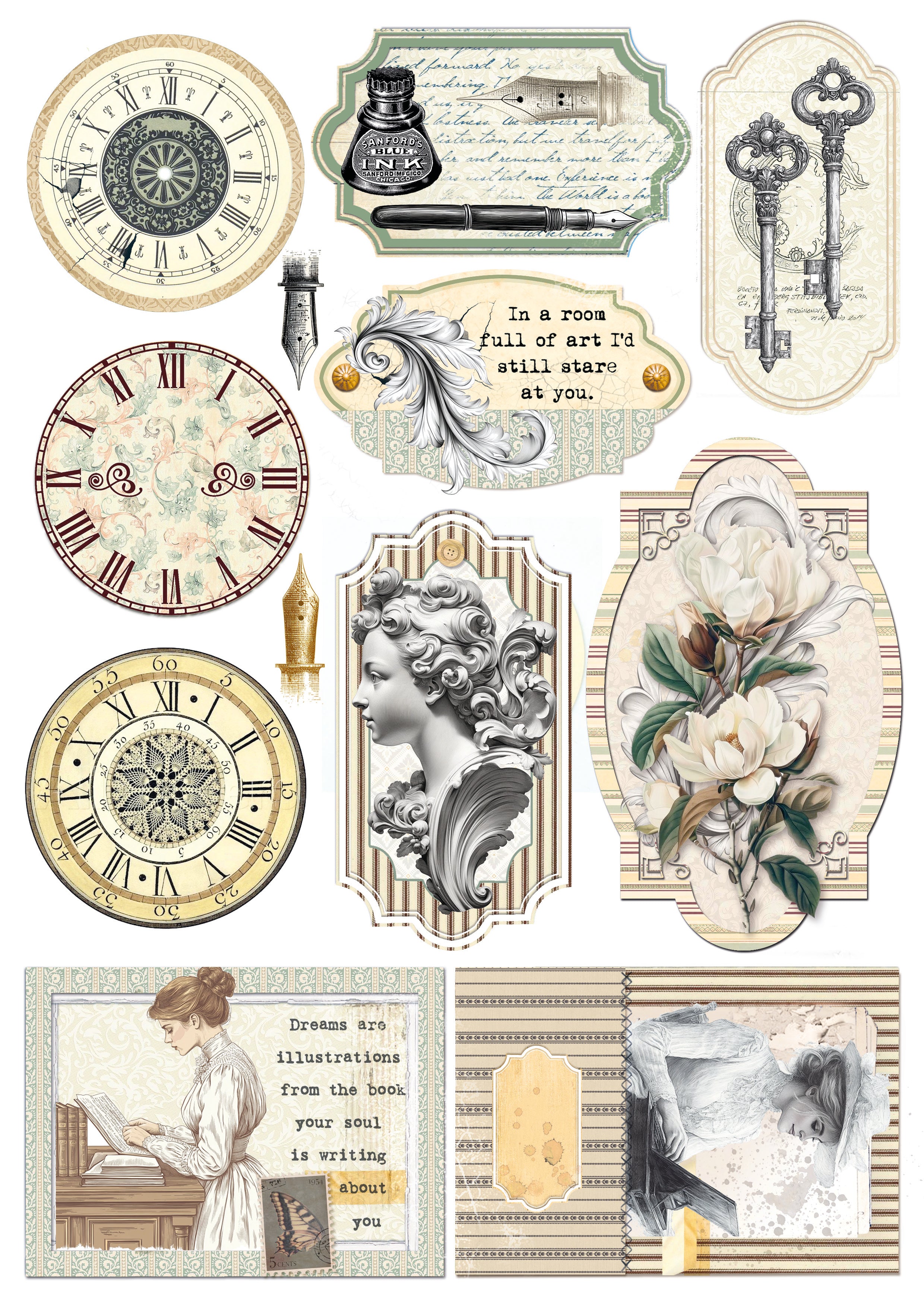 Ciao Bella Creative Pad A4 - Typographic