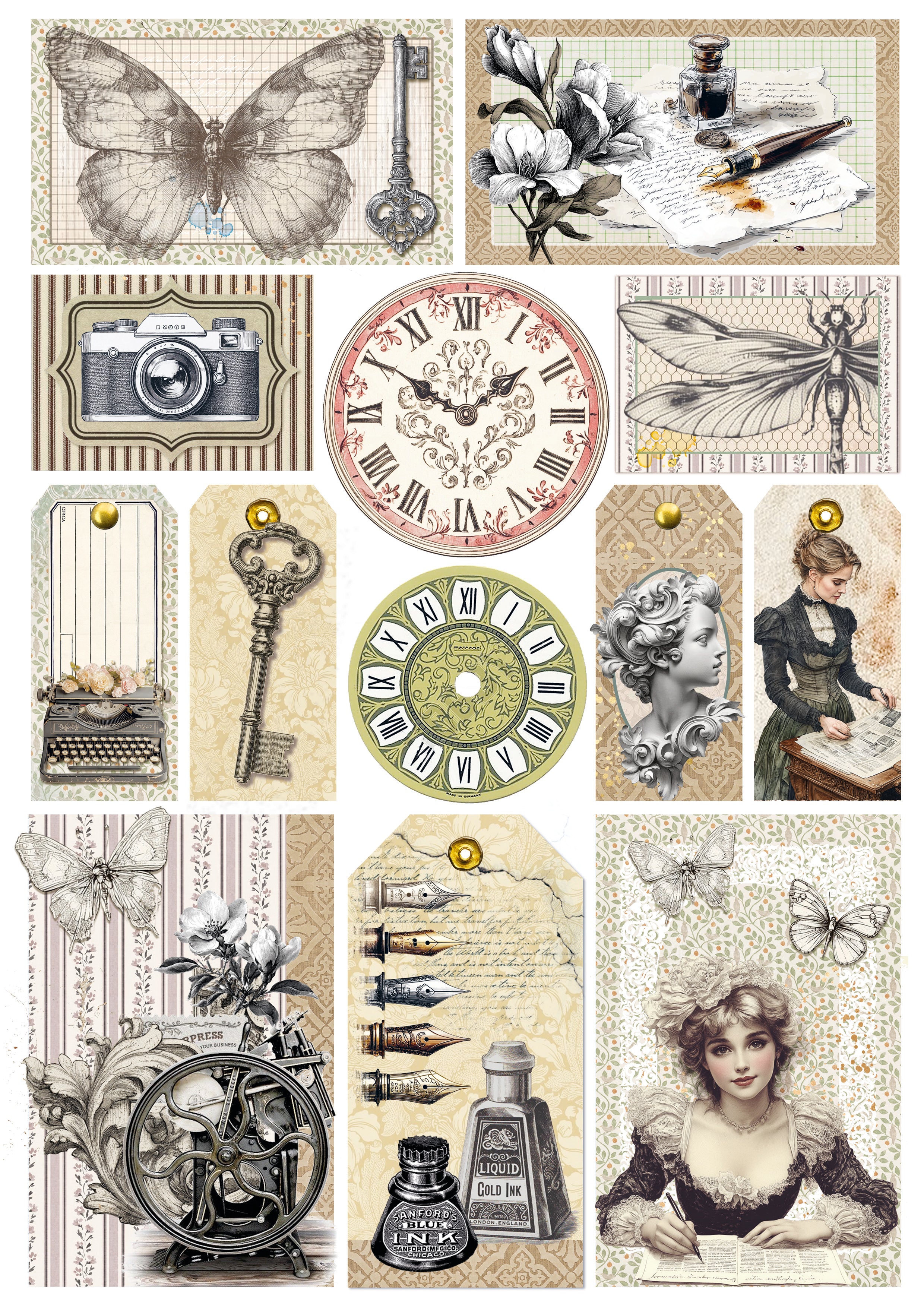 Ciao Bella Creative Pad A4 - Typographic