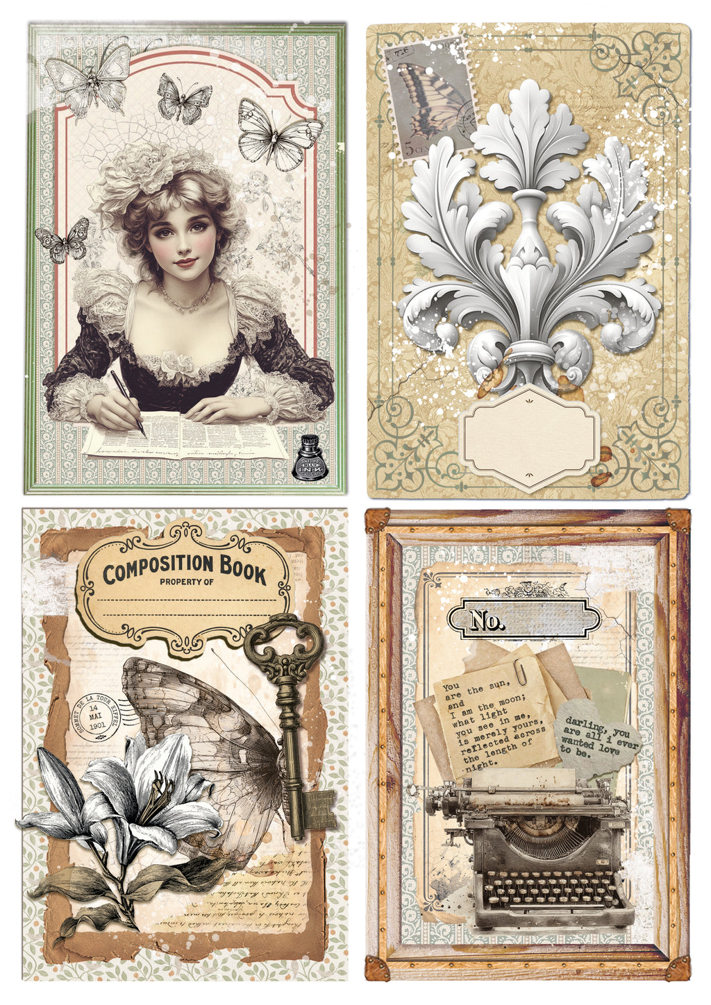 Ciao Bella Creative Pad A4 - Typographic