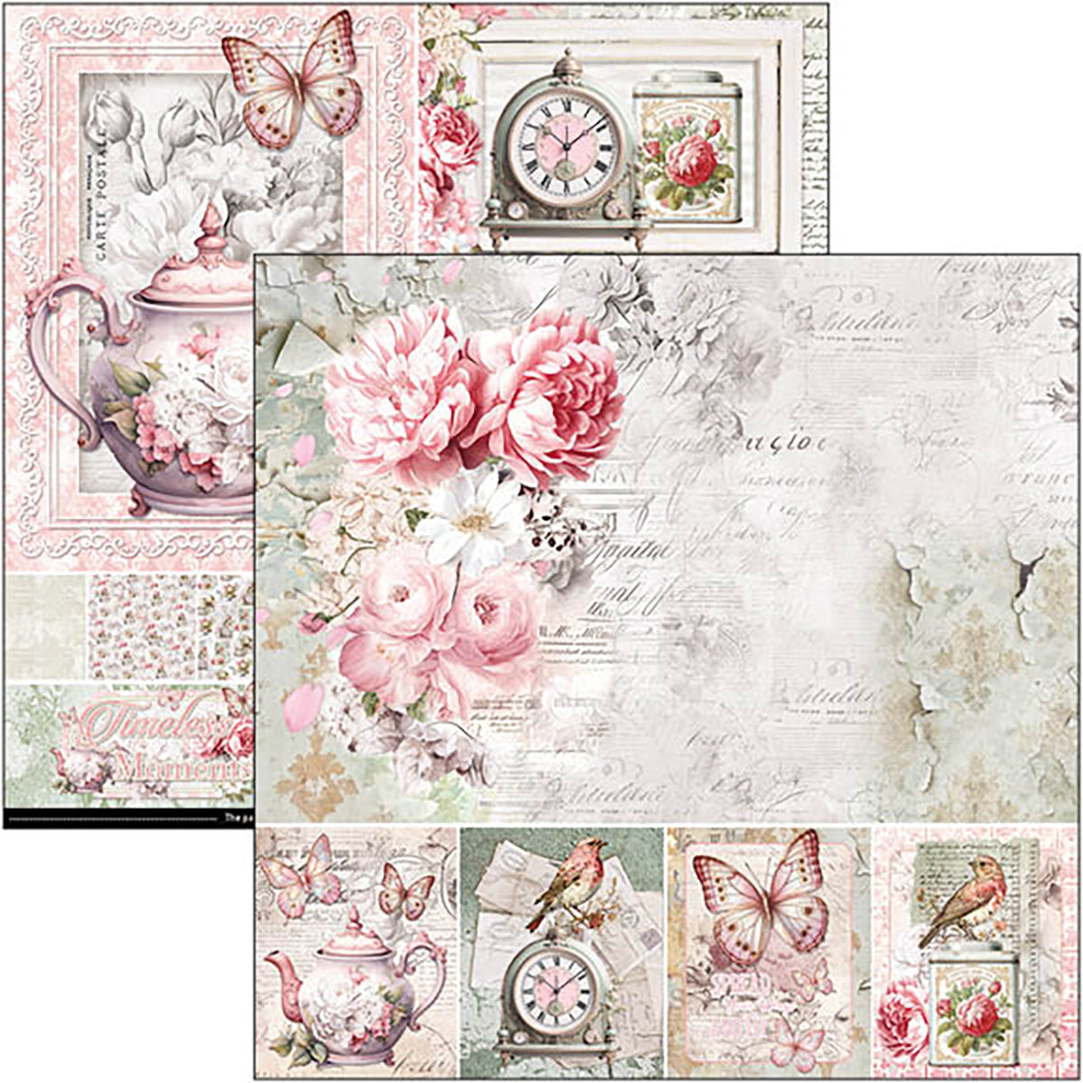Ciao Bella 8x8 Paper Pad - Timeless Moments