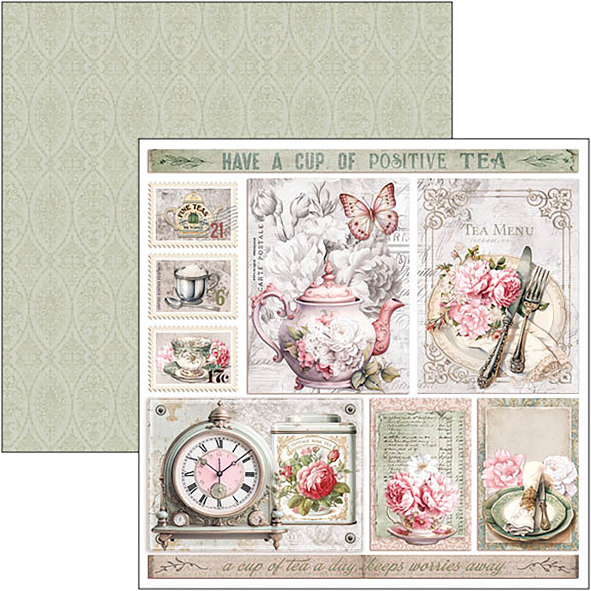 Ciao Bella 8x8 Paper Pad - Timeless Moments