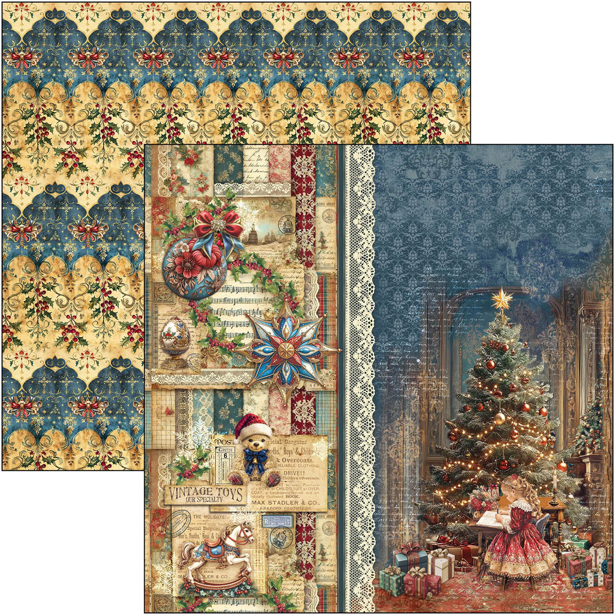 Ciao Bella Toy Shop 8x8 Paper Pad