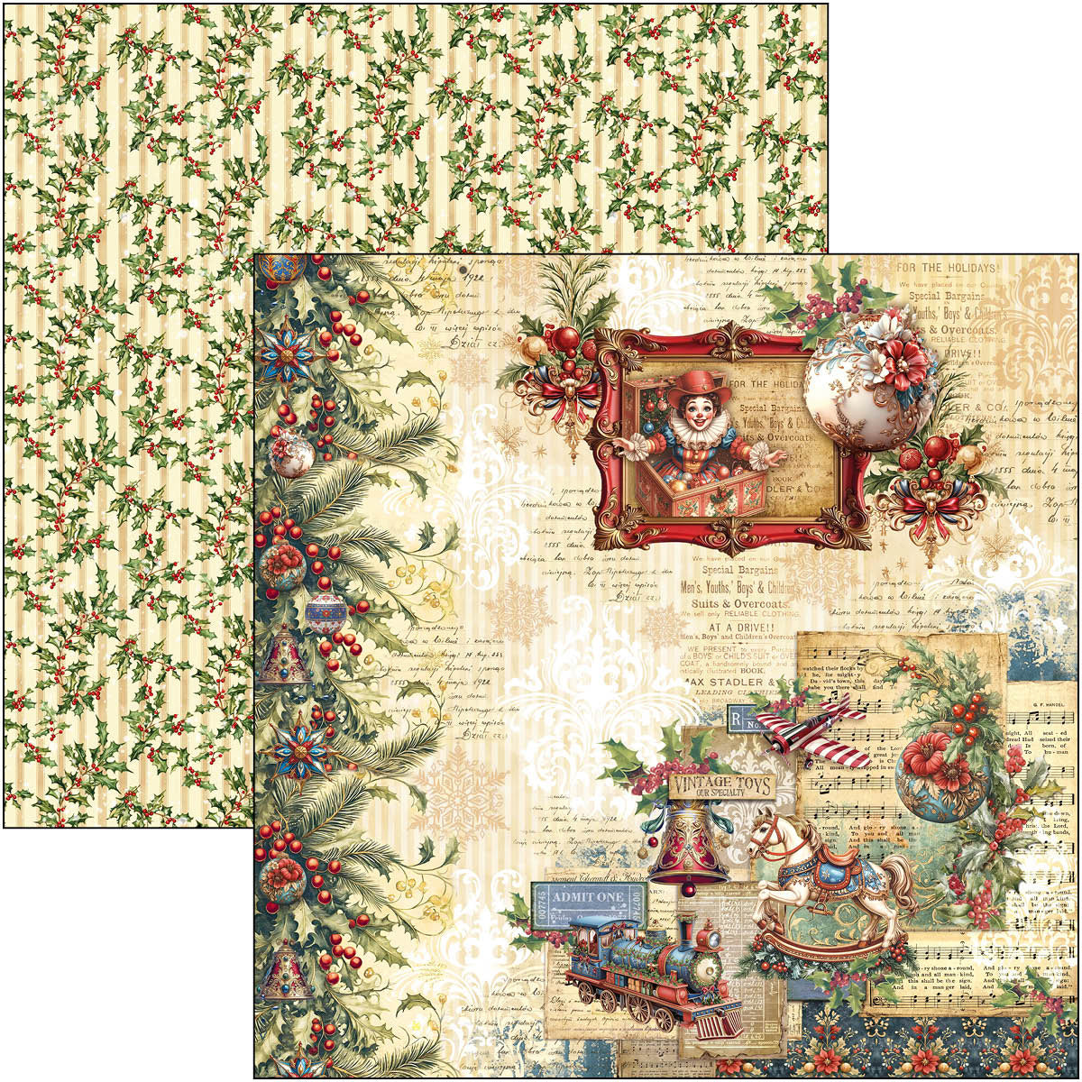 Ciao Bella Toy Shop 8x8 Paper Pad