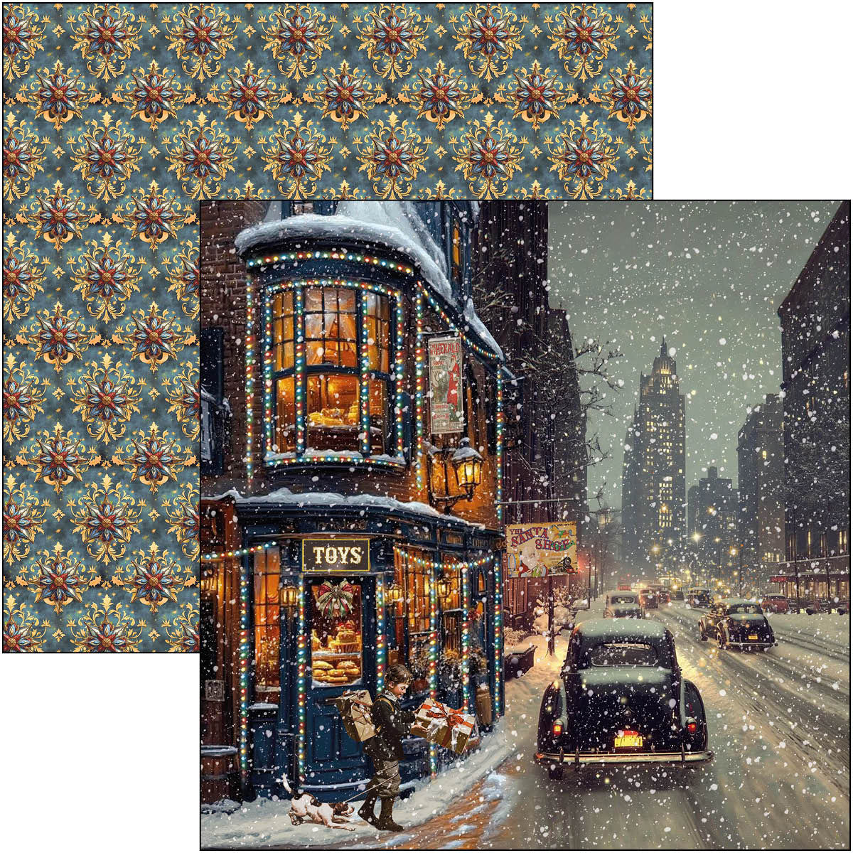 Ciao Bella Toy Shop 8x8 Paper Pad