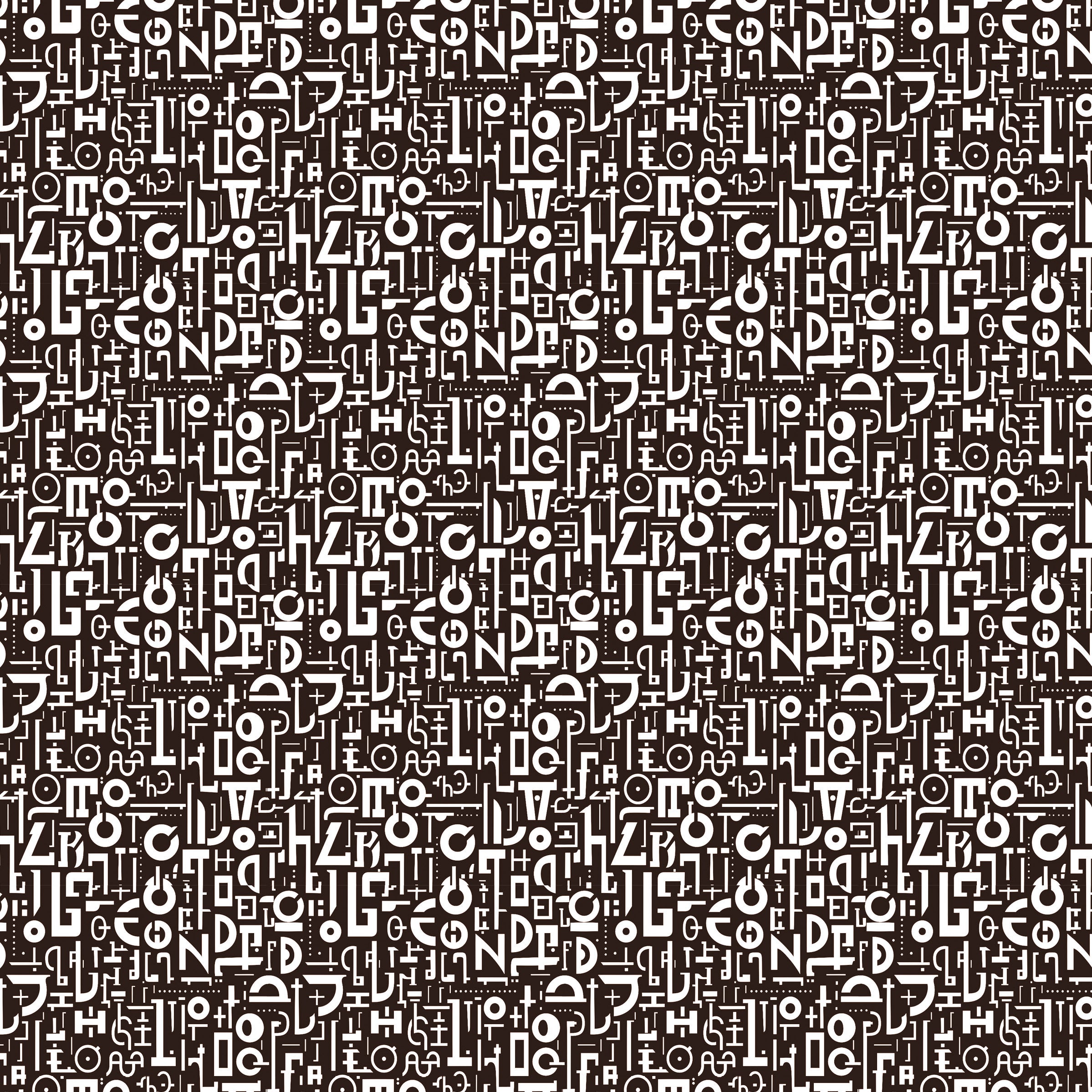 Ciao Bella 8x8 Paper Pad - Typographic