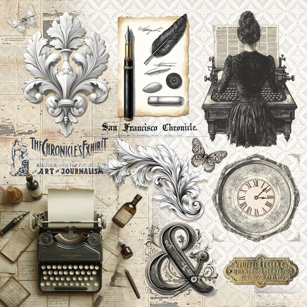Ciao Bella 8x8 Paper Pad - Typographic
