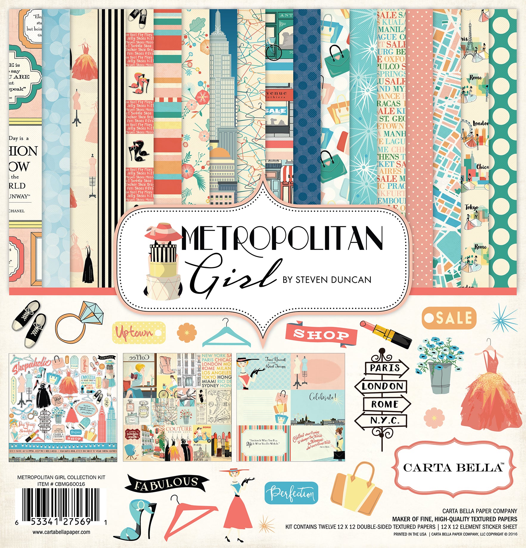 Carta Bella Metropolitan Girl Collection Kit