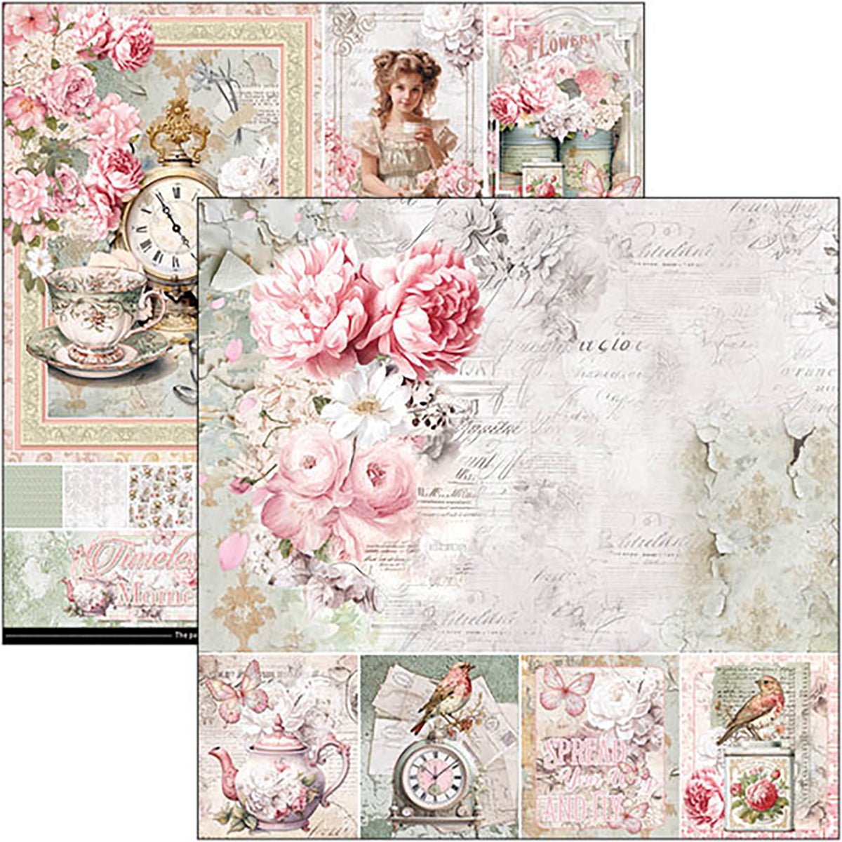 Ciao Bella 12x12 Paper Pad - Timeless Moments