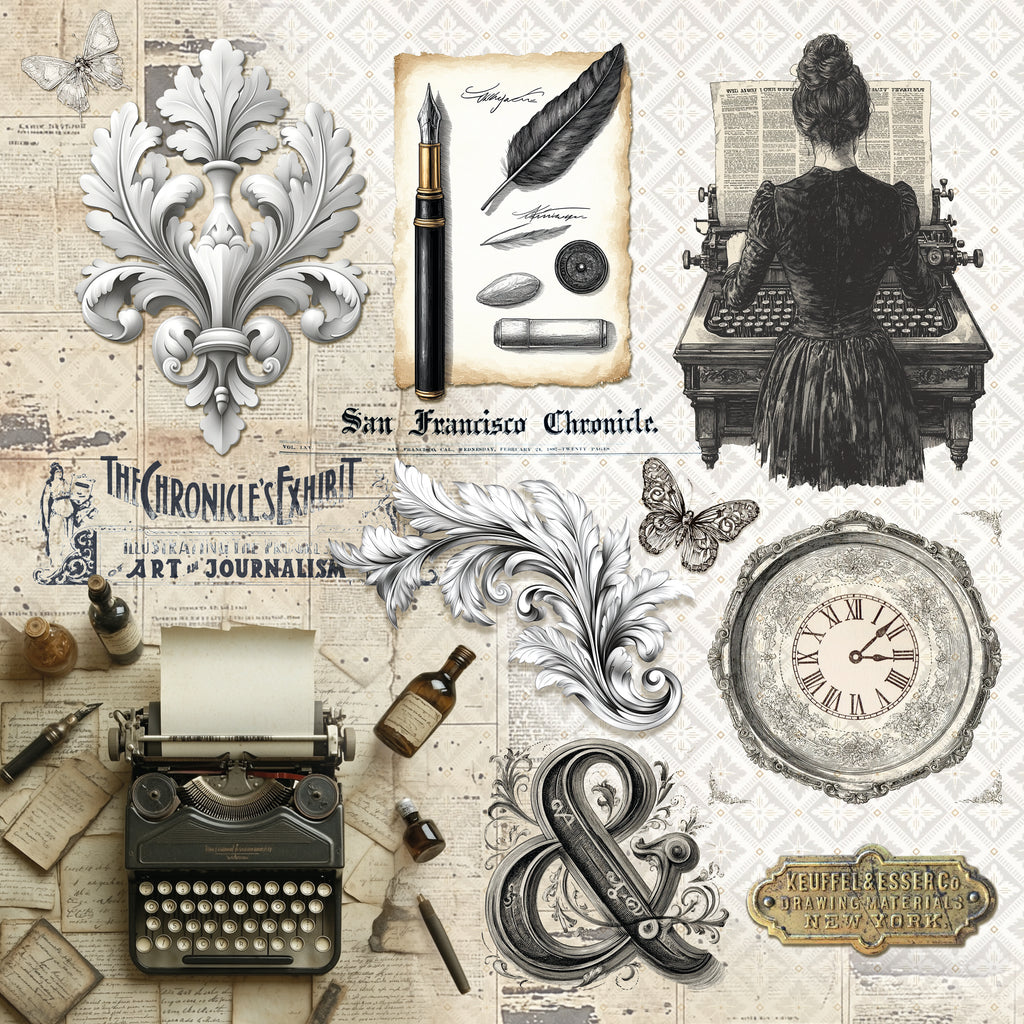 Ciao Bella 12x12 Paper Pad - Typographic