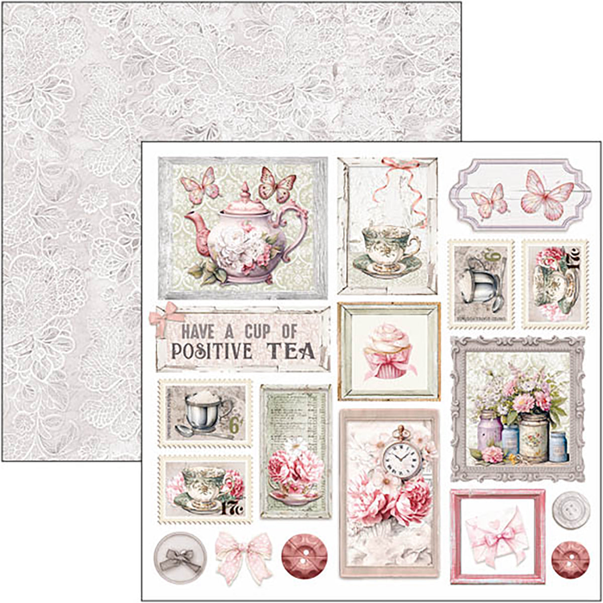Ciao Bella Fussy Cut Pad 6x6 - Timeless Moments