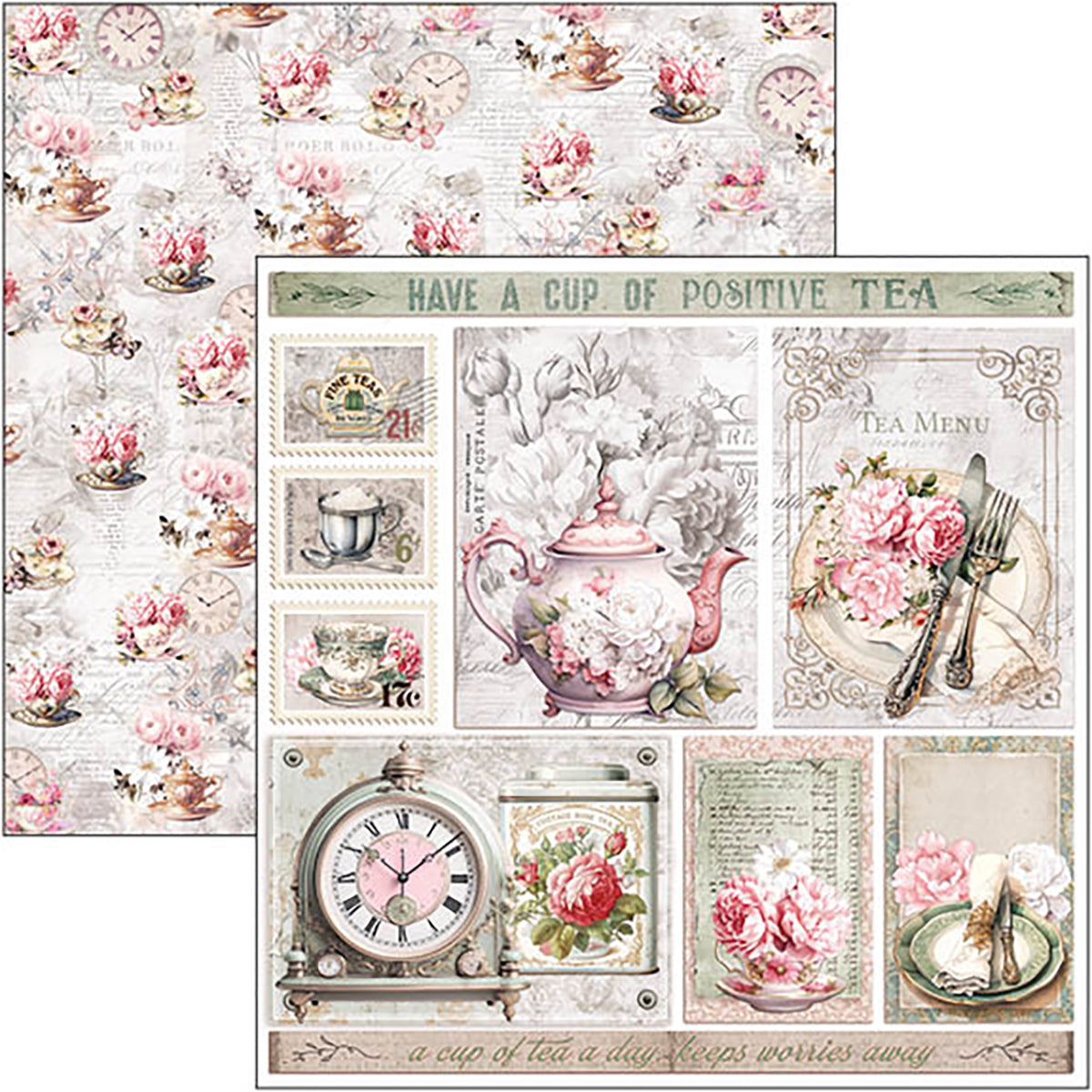 Ciao Bella 12x12 Patterns Paper Pad - Timeless Moments