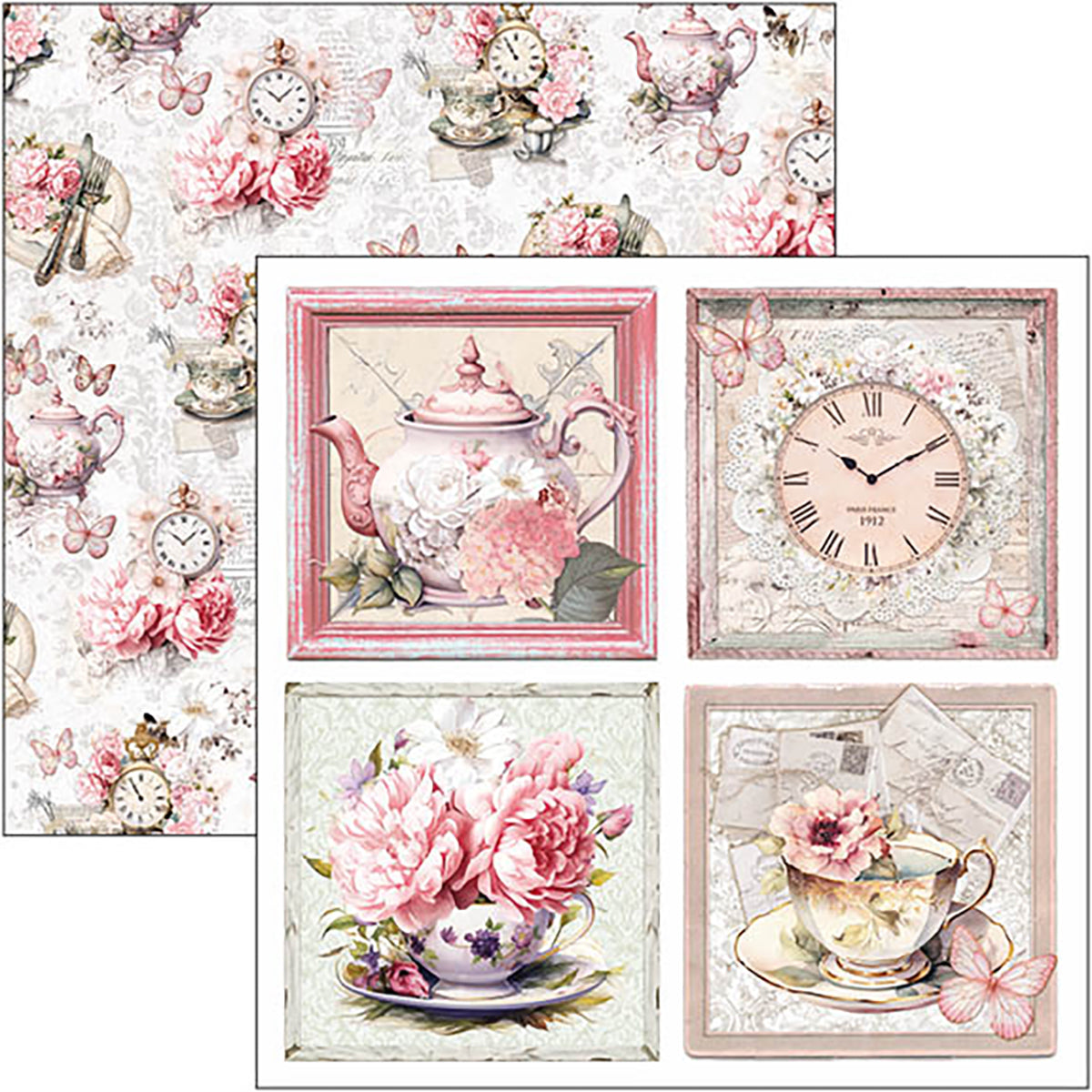 Ciao Bella 12x12 Patterns Paper Pad - Timeless Moments