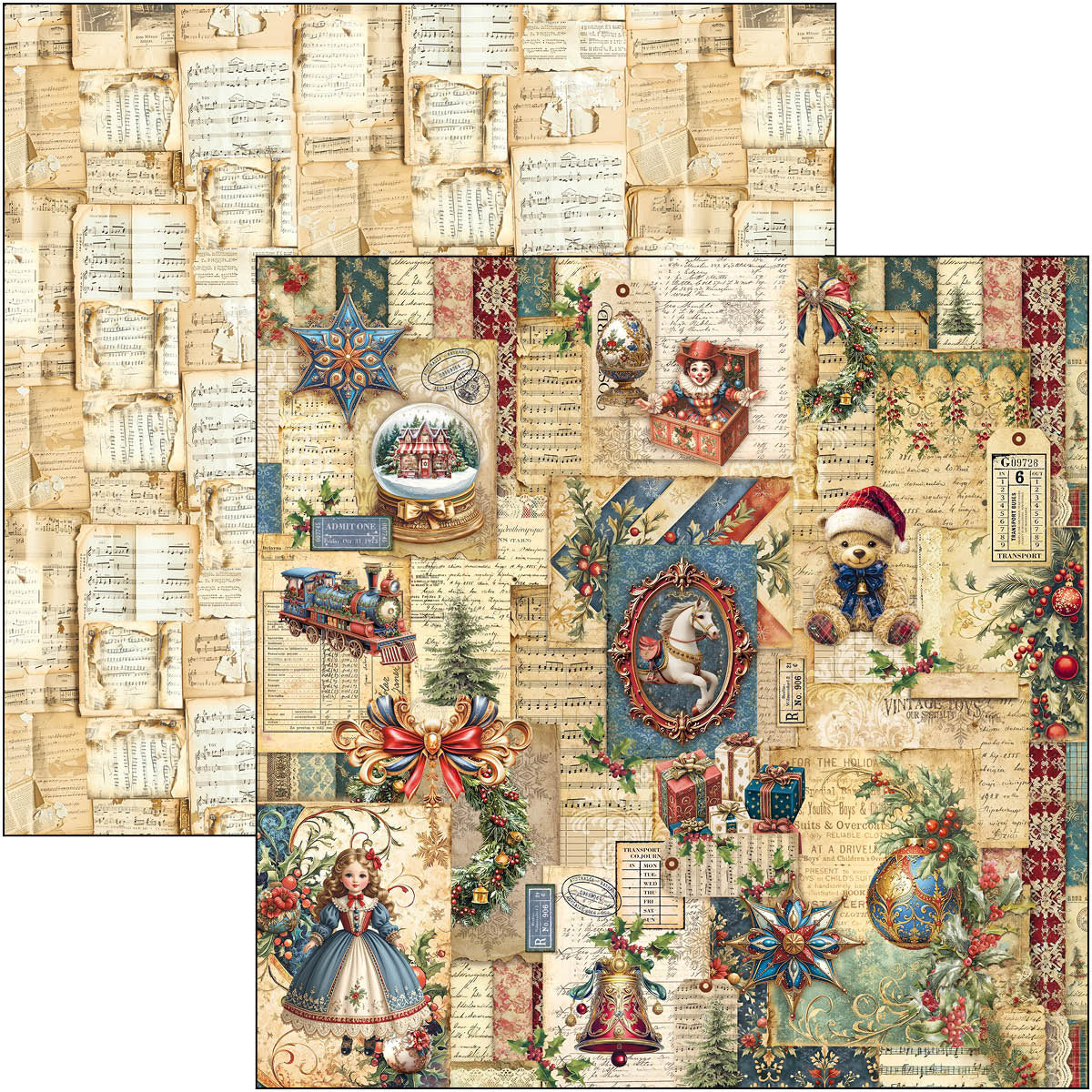 Ciao Bella Toy Shop 12x12 Patterns Pad