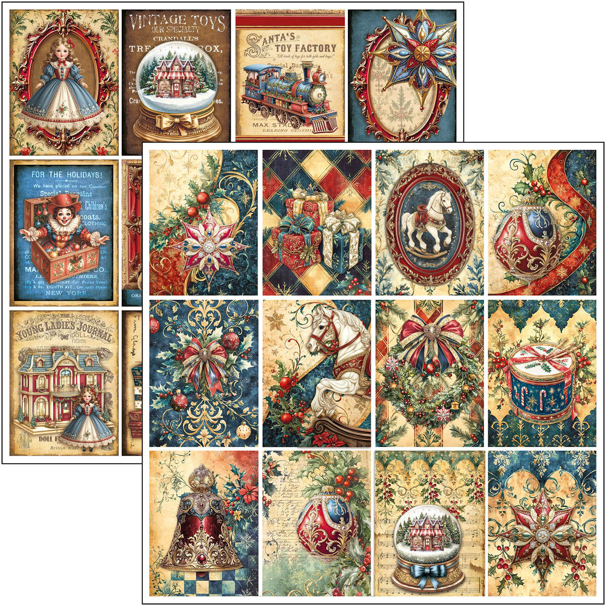 Ciao Bella Toy Shop 12x12 Patterns Pad