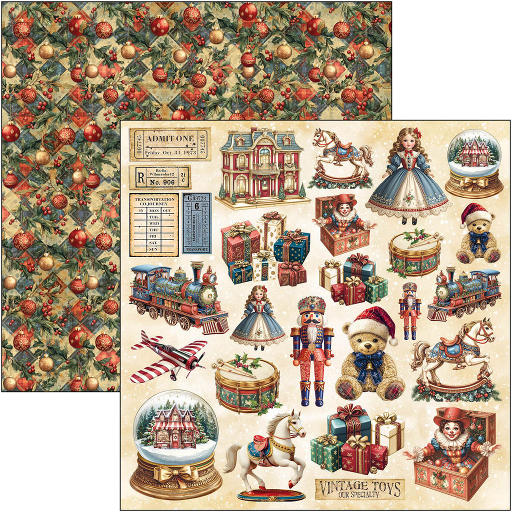 Ciao Bella Toy Shop 12x12 Patterns Pad