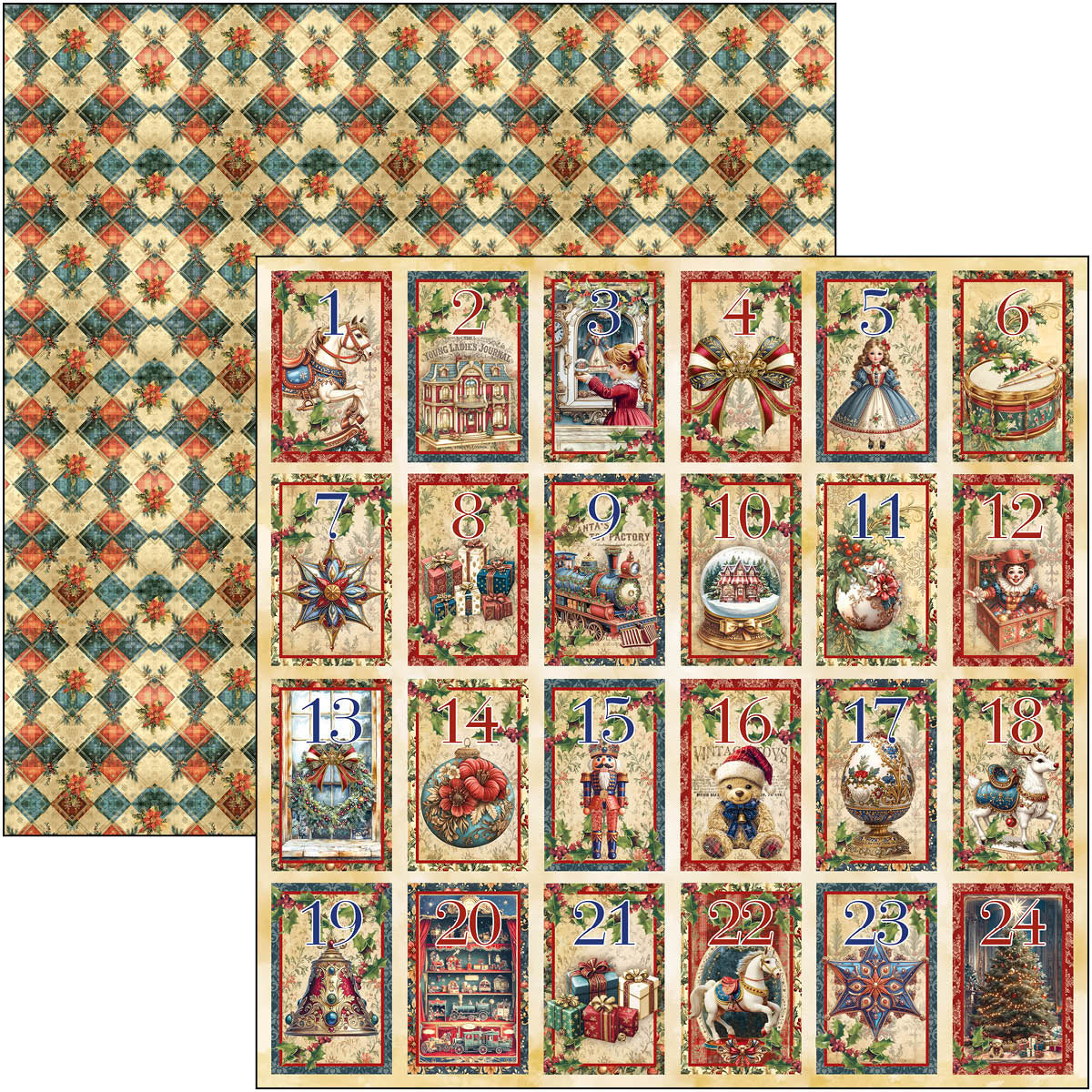 Ciao Bella Toy Shop 12x12 Patterns Pad