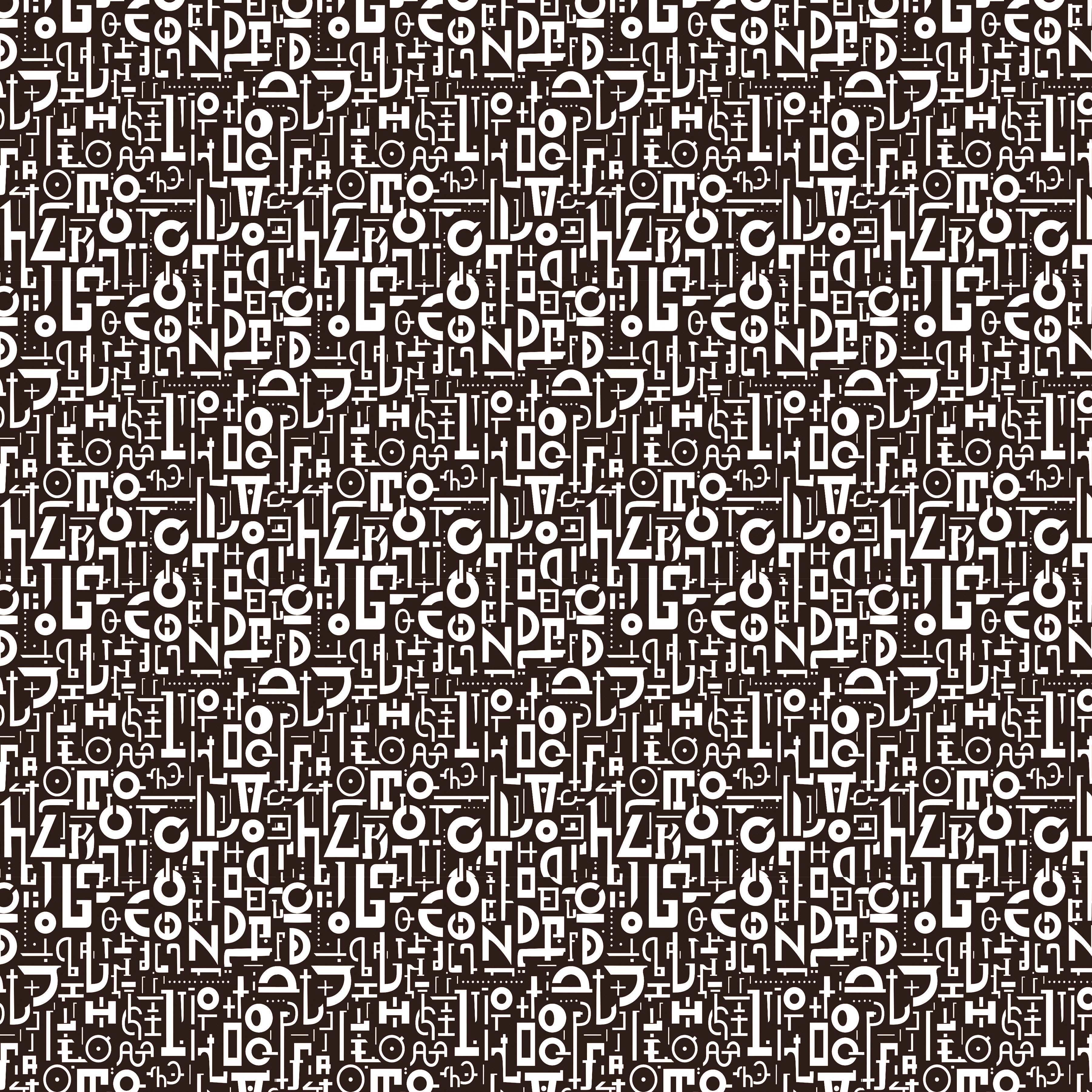 Ciao Bella 12x12 Patterns Paper Pad - Typographic
