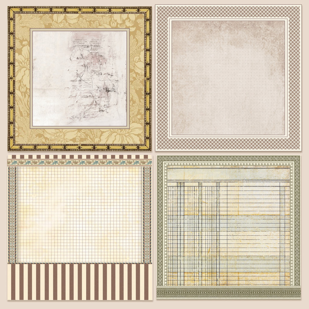 Ciao Bella 12x12 Patterns Paper Pad - Typographic
