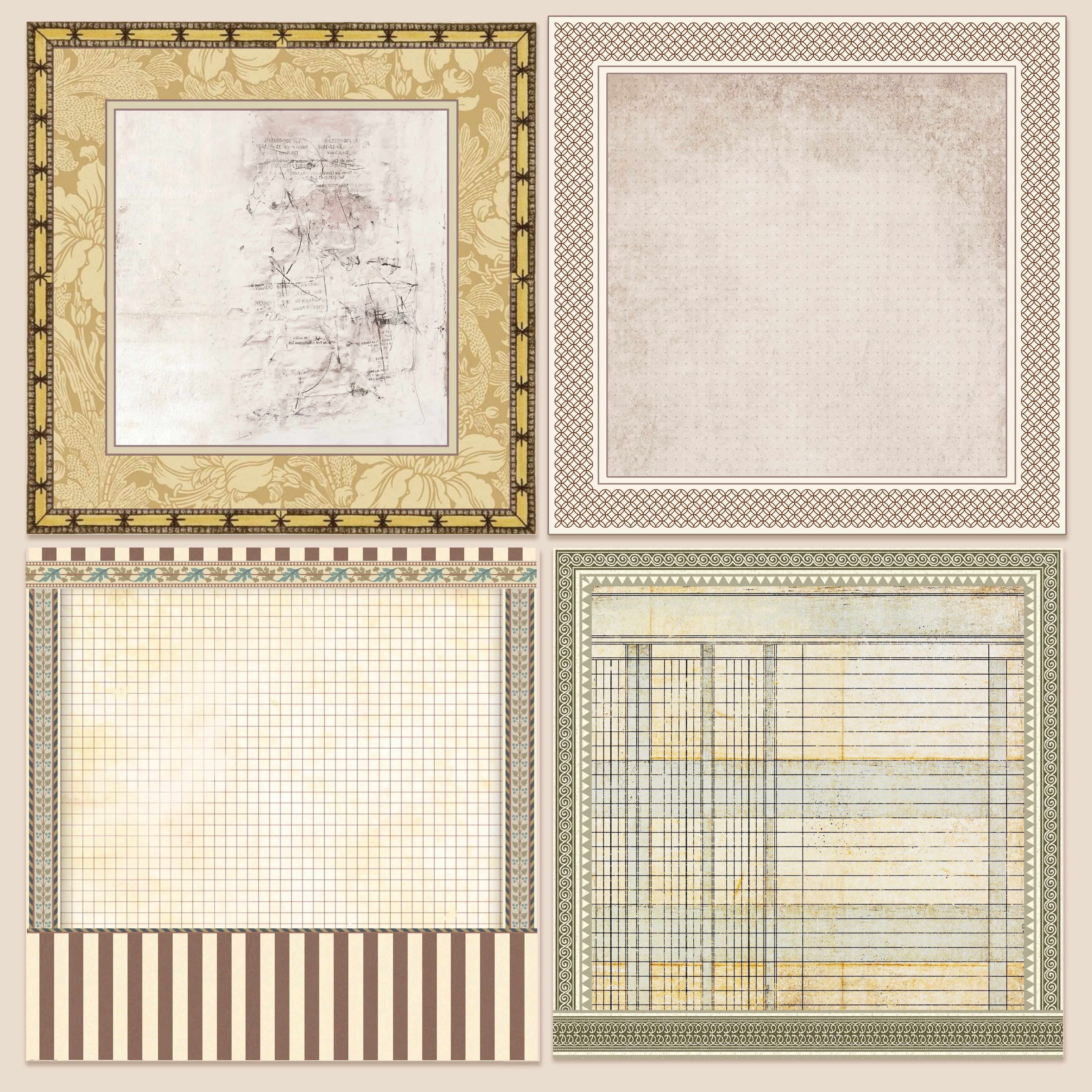 Ciao Bella 12x12 Patterns Paper Pad - Typographic