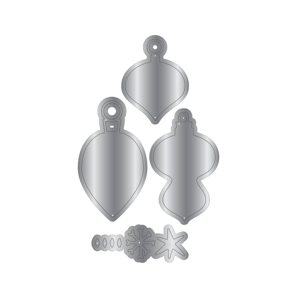 Crafters Companion Metal Die Christmas Baubles