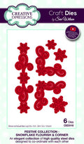 Creative Expressions Festive Collection Snowflake Flourish & Corner