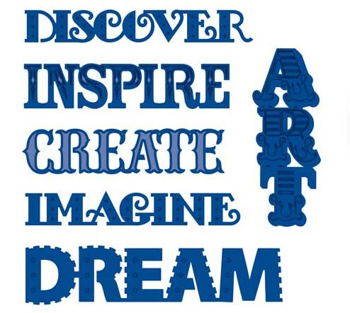 Creative Expressions Expressions Collection Inspirational Words Die