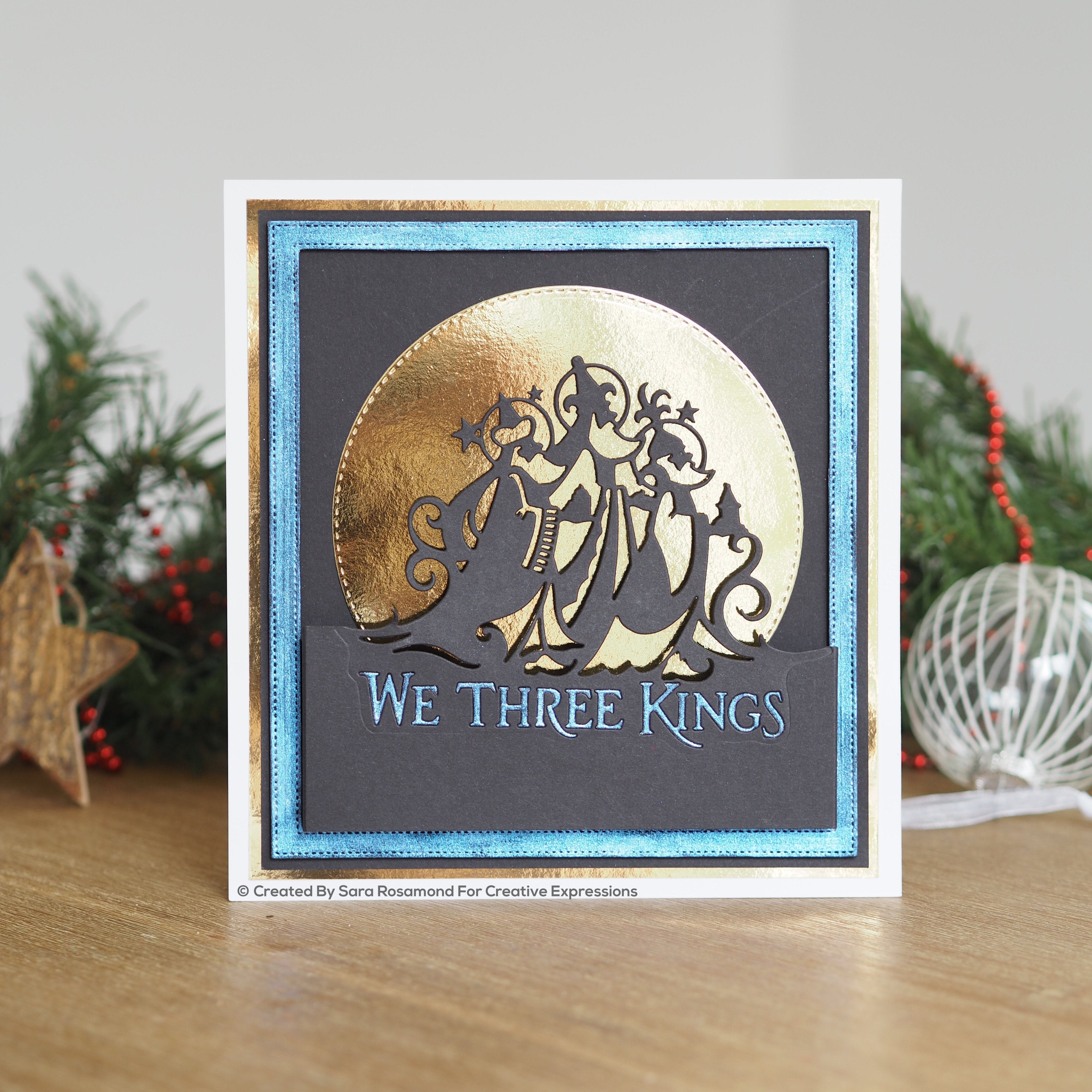 Creative Expressions Paper Cuts Edger  We Three Kings Craft Die