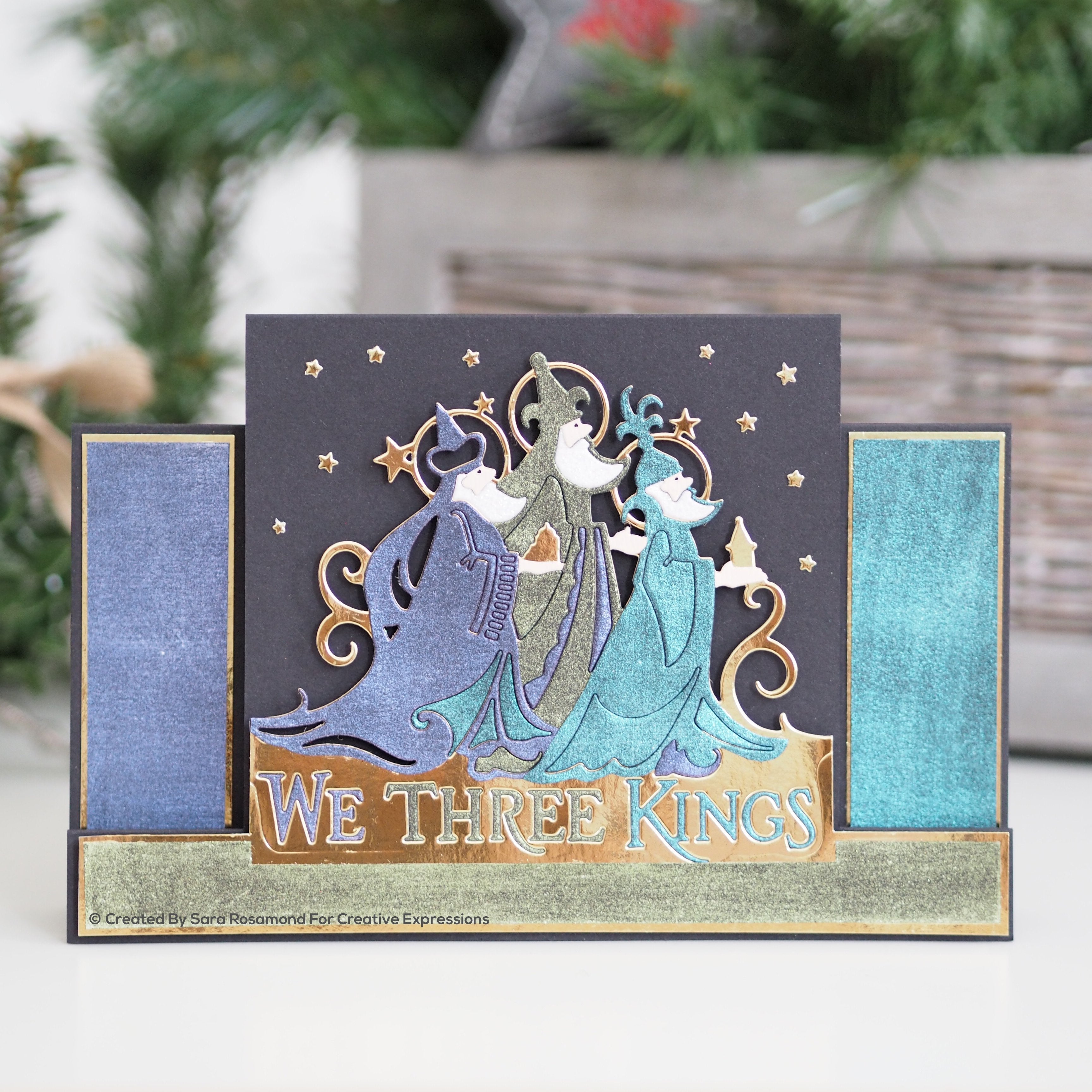 Creative Expressions Paper Cuts Edger  We Three Kings Craft Die