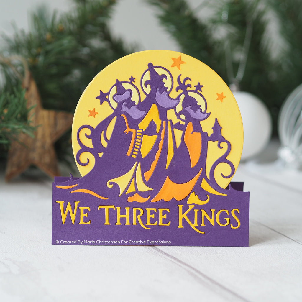 Creative Expressions Paper Cuts Edger  We Three Kings Craft Die