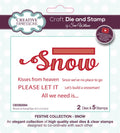 Creative Expressions Dies by Sue Wilson Festive Snow