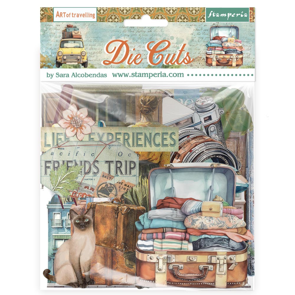 Stamperia The Art of Traveling Die Cuts