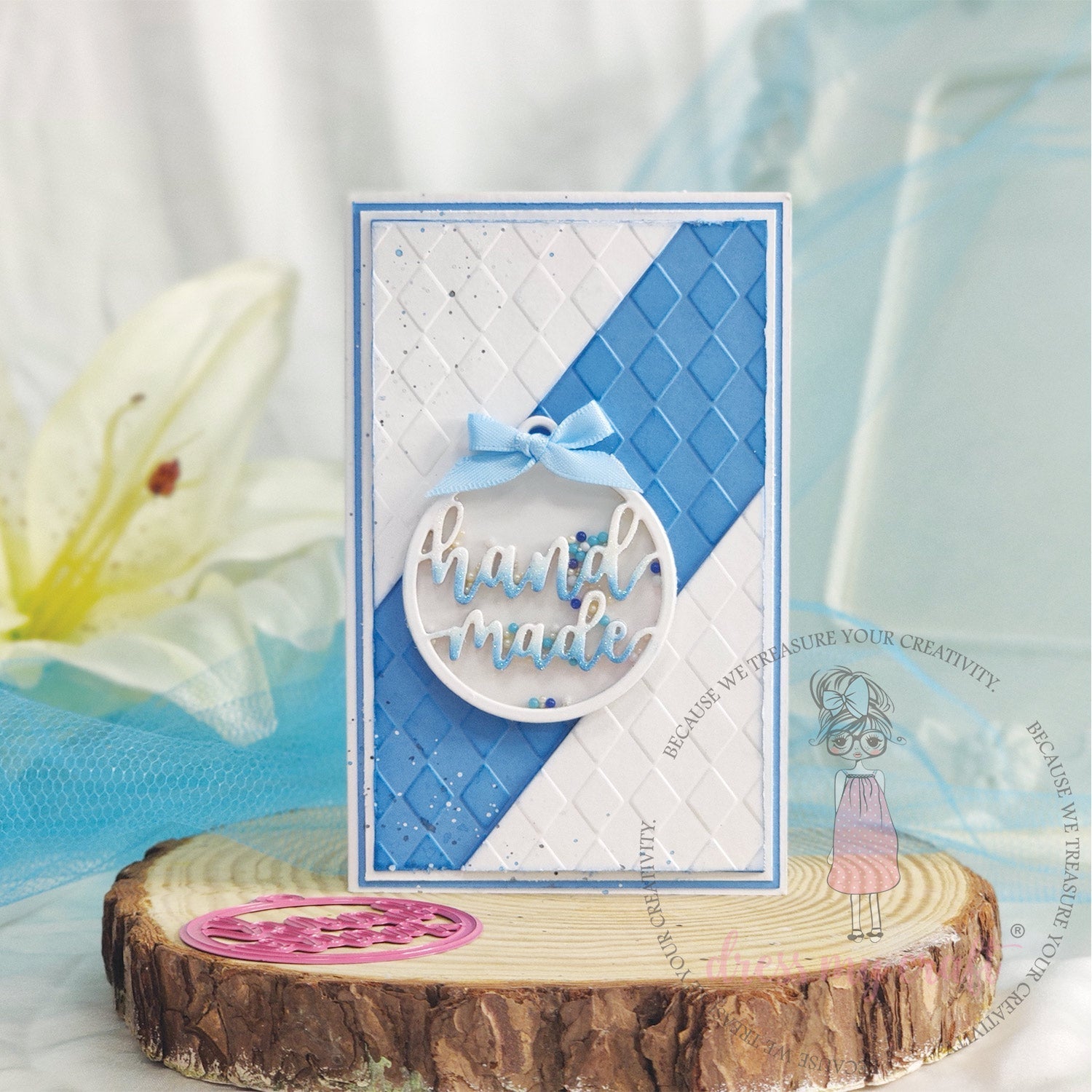 Dress My Craft Diamond Pattern Embossing Folder