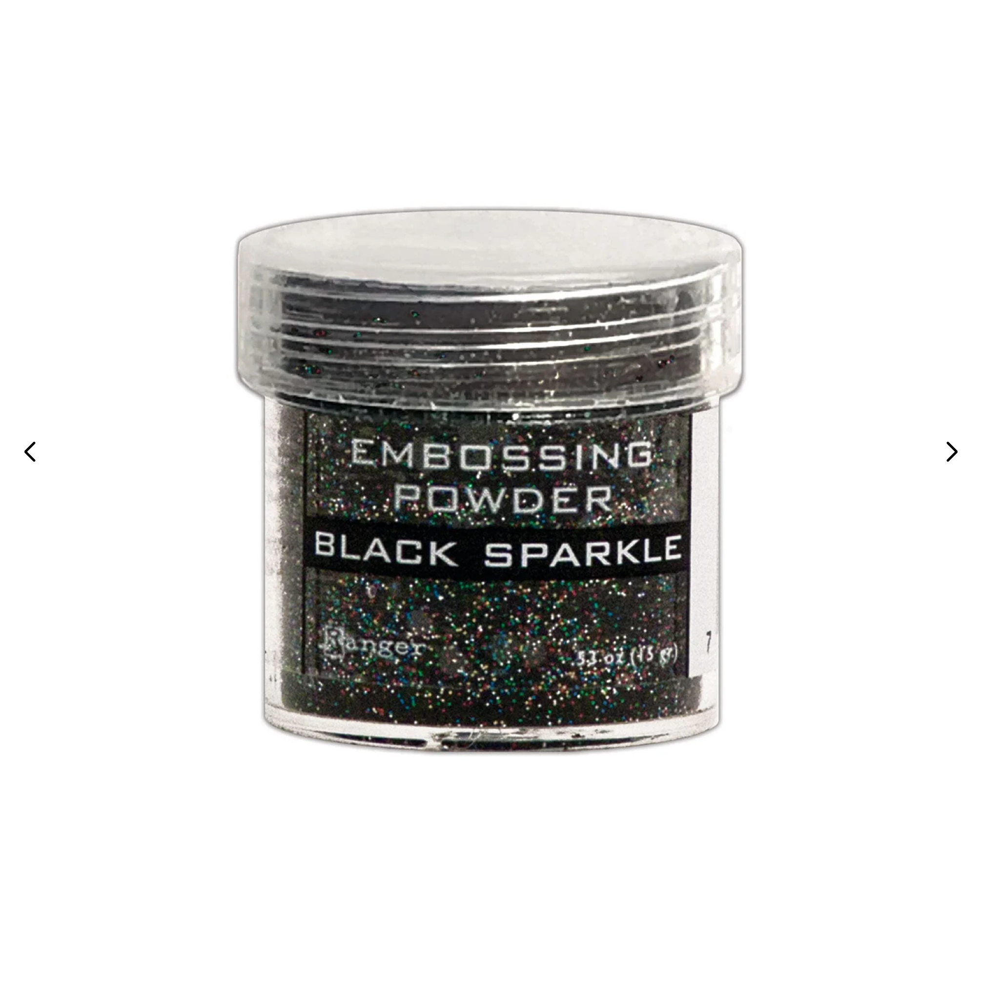 Ranger Embossing Powder Black Sparkle